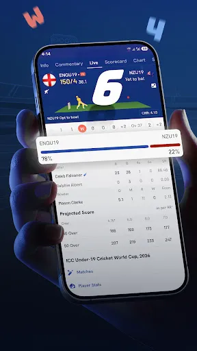 Скриншот 2 — Cricket Fast Live Line - CFLL