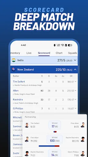 Скриншот 4 — Cricket Fast Live Line - CFLL