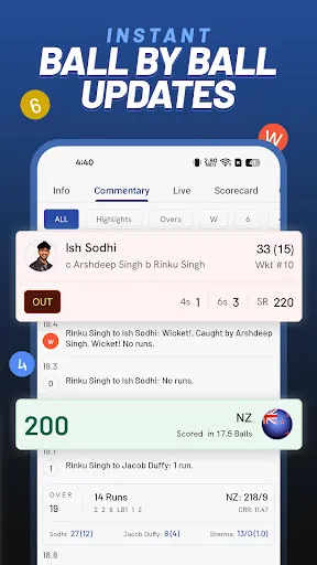 Скриншот 5 — Cricket Fast Live Line - CFLL