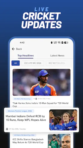 Скриншот 8 — Cricket Fast Live Line - CFLL