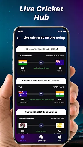 Скриншот 2 — Live Cricket HD TV Streaming