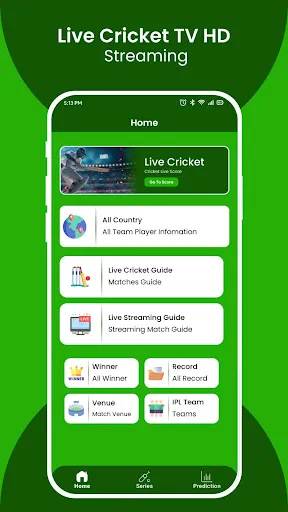 Скриншот 5 — Live Cricket TV HD Streaming
