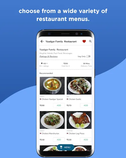 Скриншот 4 — Crisfood Food Order & Delivery