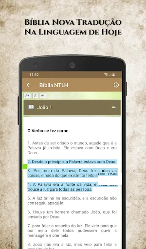 Скриншот 2 — Bíblia Sagrada NTLH