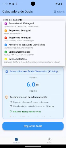 Скриншот 3 — Calculadora medicina infantil