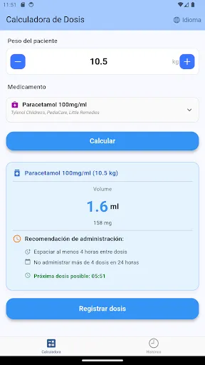 Скриншот 5 — Calculadora medicina infantil