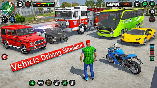 Скриншот 1 — Симулятор вождения Vehicle Sim