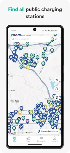 Скриншот 4 — Chargehub EV & Tesla Charging