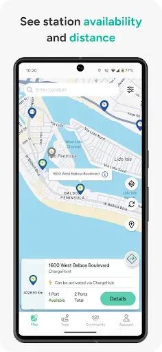 Скриншот 5 — Chargehub EV & Tesla Charging