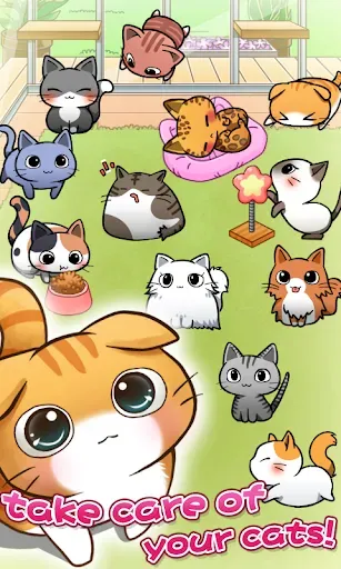 Скриншот 2 — Cat Room - Cute Cat Games