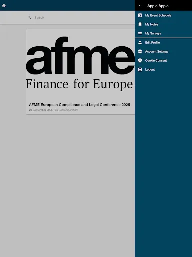 Скриншот 6 — AFME Events
