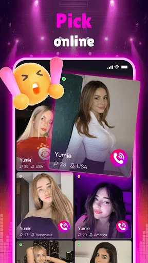 Скриншот 2 — Yumie - Live Video Chat