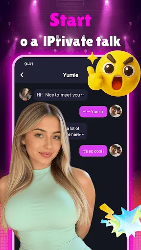 Скриншот 4 — Yumie - Live Video Chat