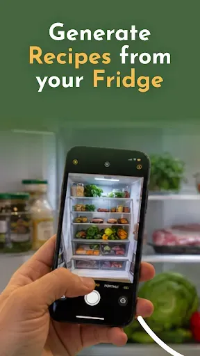 Скриншот 1 — Fridge Recipe Generator: Crumb