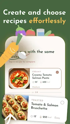 Скриншот 2 — Fridge Recipe Generator: Crumb