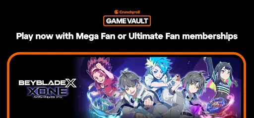 Скриншот 1 — Crunchyroll: BEYBLADE X XONE