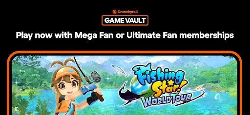 Скриншот 1 — Crunchyroll: Fishing Star WT