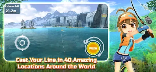 Скриншот 4 — Crunchyroll: Fishing Star WT