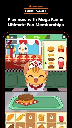 Скриншот 2 — Crunchyroll: Kawaii Kitchen