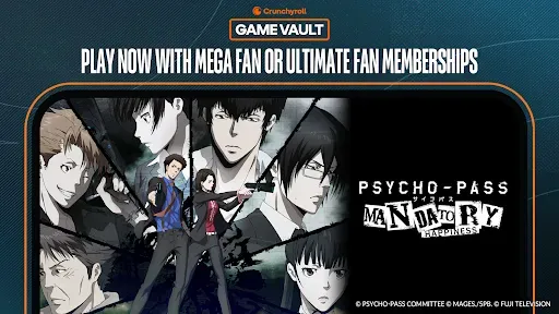 Скриншот 1 — Crunchyroll: PSYCHO-PASS