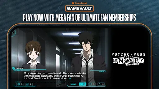 Скриншот 2 — Crunchyroll: PSYCHO-PASS
