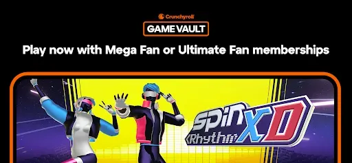 Скриншот 1 — Crunchyroll: Spin Rhythm