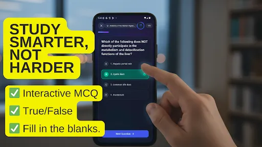 Скриншот 3 — Cruxly AI Tutor Quiz Flashcard
