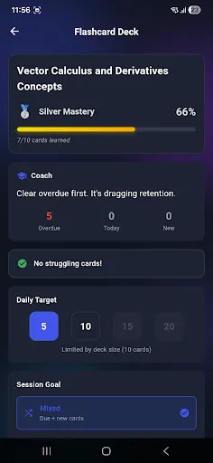 Скриншот 5 — Cruxly AI Tutor Quiz Flashcard