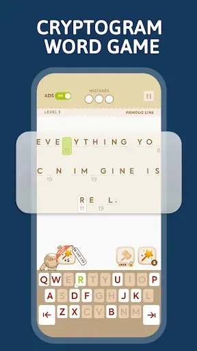 Скриншот 2 — Cryptogram: Number & Word Game