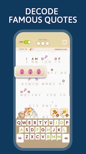 Скриншот 3 — Cryptogram: Number & Word Game