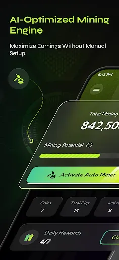 Скриншот 2 — Oxiva - AI Crypto Cloud Mining
