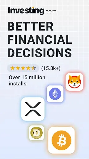 Скриншот 1 — Investing.com: крипто, новости