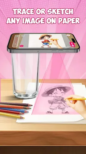 Скриншот 3 — Draw Anime - AR Drawing Sketch