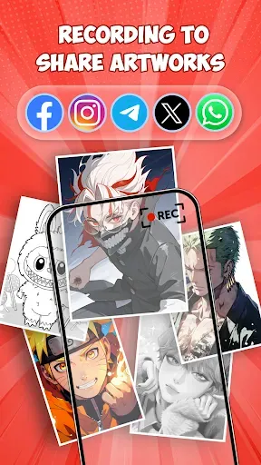 Скриншот 5 — Draw Anime - AR Drawing Sketch