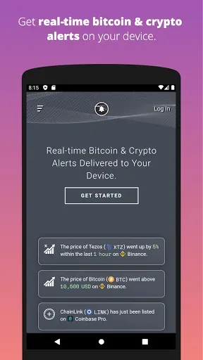 Скриншот 1 — Cryptocurrency Alerting