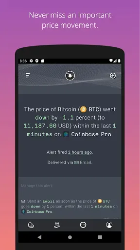 Скриншот 3 — Cryptocurrency Alerting
