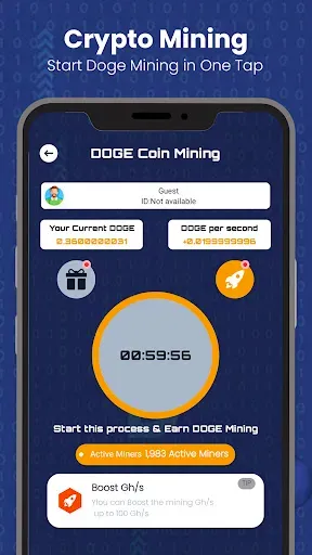 Скриншот 7 — Doge Mining, Crypto Doge Miner