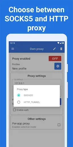 Скриншот 7 — Proxy Client - No Root