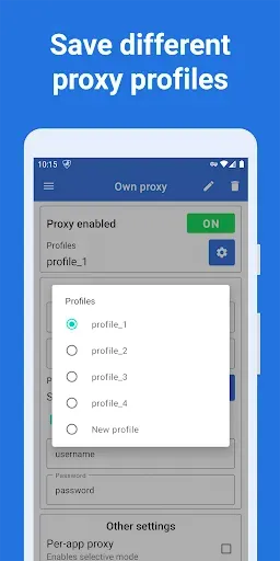 Скриншот 8 — Proxy Client - No Root