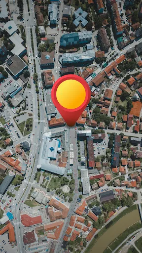 Скриншот 1 — Live Earth Map: GPS Satellite