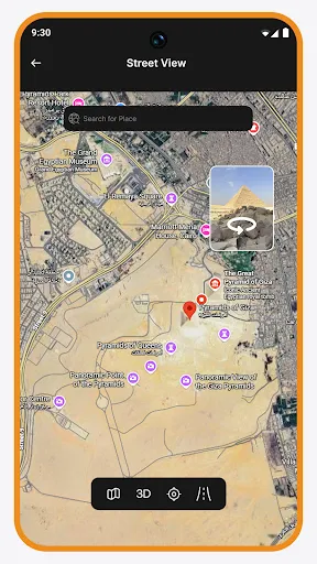 Скриншот 5 — Live Earth Map: GPS Satellite