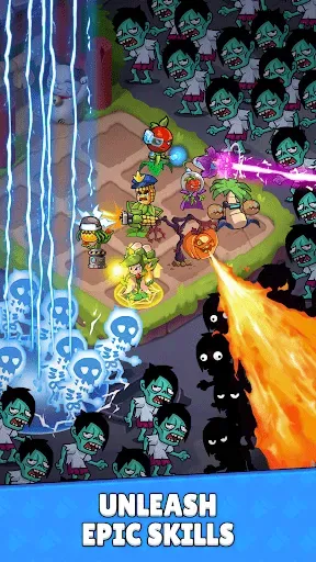 Скриншот 5 — Flower vs zombie: City Defense