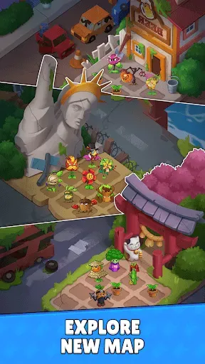 Скриншот 7 — Flower vs zombie: City Defense