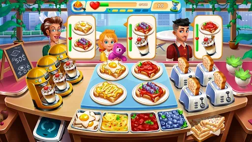 Скриншот 1 — Cooking Marina - cooking games
