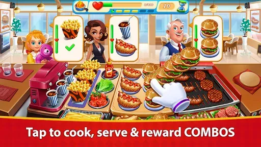 Скриншот 3 — Cooking Marina - cooking games