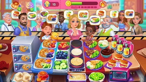 Скриншот 1 — Delicious Island: Cooking game