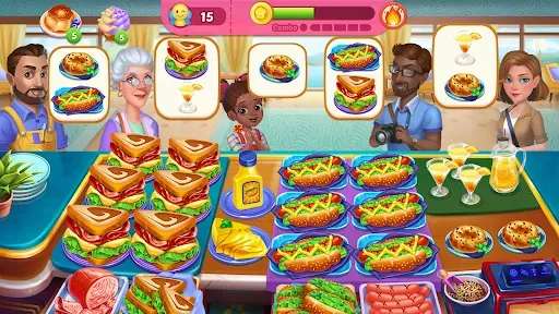 Скриншот 2 — Delicious Island: Cooking game