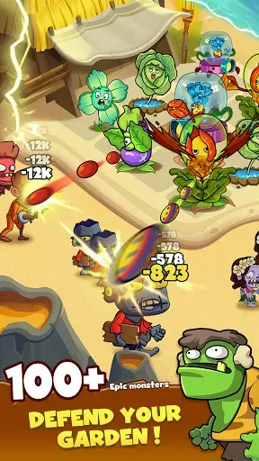 Скриншот 2 — Zombie Defense - Plants War
