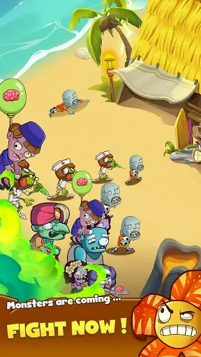 Скриншот 4 — Zombie Defense - Plants War