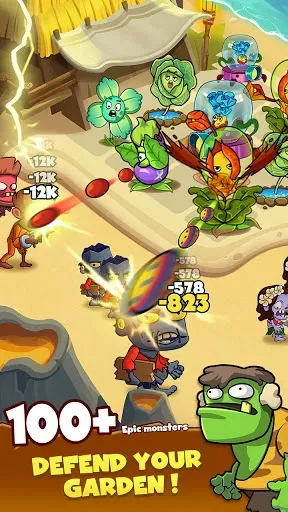 Скриншот 8 — Zombie Defense - Plants War